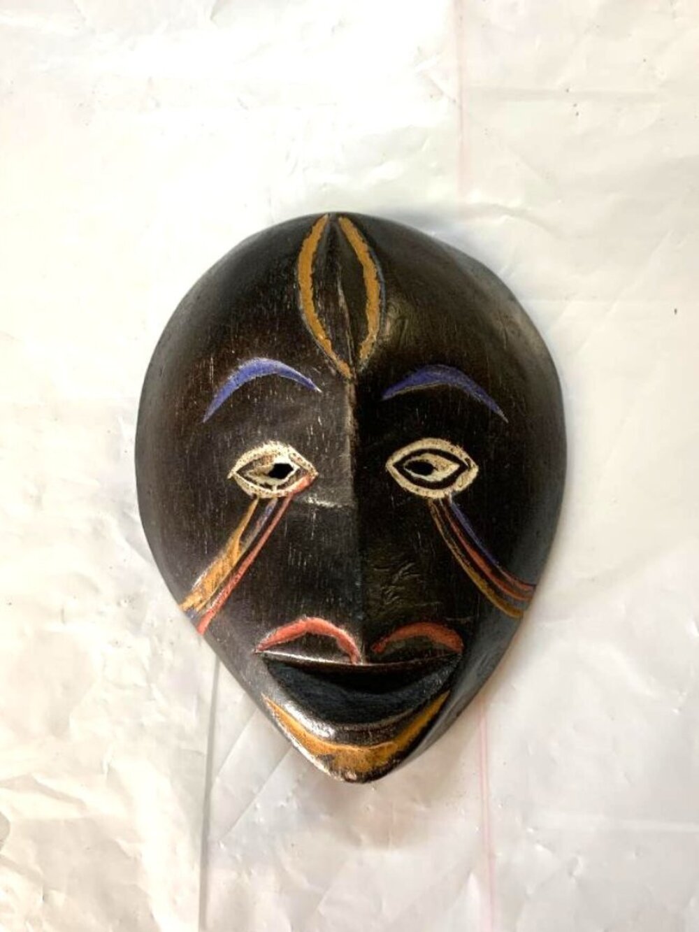 Wooden African Mask Folk Art 5"
